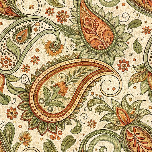 Boheemse wervelingen deken in warme aardse tinten