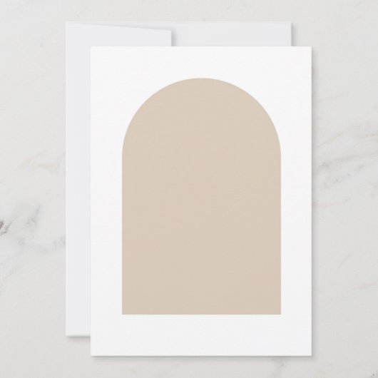 Boheemse Westerne rustieke bruiloft Kaart (Achterkant)