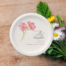 Boheemse wilde bloemen baby shower