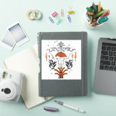 Boheemse wilde westen hedendaagse kunst sticker (iPad Cover)
