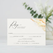 Boheemse woestijn bruiloft RSVP Maaltijd keuze Kaartje (Staand voorkant)