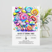 Boheemse zoete chocolade Verjaardag Kaart (Staand voorkant)