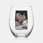 Boheemse Zomer Tafelbeeld Wijnglas Zonder Voet (Voorkant)