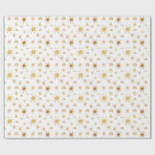 Boheemse zonneschijn en regenbogen in geel cadeaupapier (Vlak)