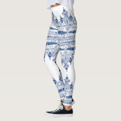 Bohem Blue Leggins Leggings (Links)