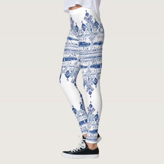 Bohem Blue Leggins Leggings (Links)