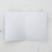 Bohemain Lotus Paars Dank je aangepaste Kaart (Binnen)