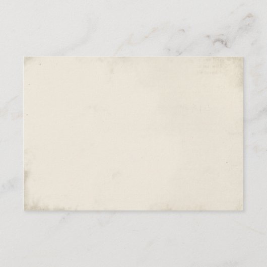 Bohemain Trouwinformatie Kaart Peacock Feather (Achterkant)