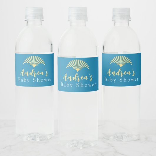 Boheman Sun Baby shower Water Fles Label Waterfles Etiket (Flessen)