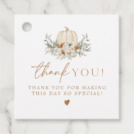 BOHEME Boho Herfst Terracotta Bloemenpompoen Bedankjes Labels