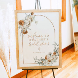 BOHEME Boho Terracotta Arch Vrijgezellenfeest Welk Poster