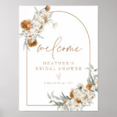 BOHEME Boho Terracotta Arch Vrijgezellenfeest Welk Poster (Voorkant)