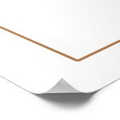 BOHEME Boho Terracotta Arch Vrijgezellenfeest Welk Poster (Hoek)