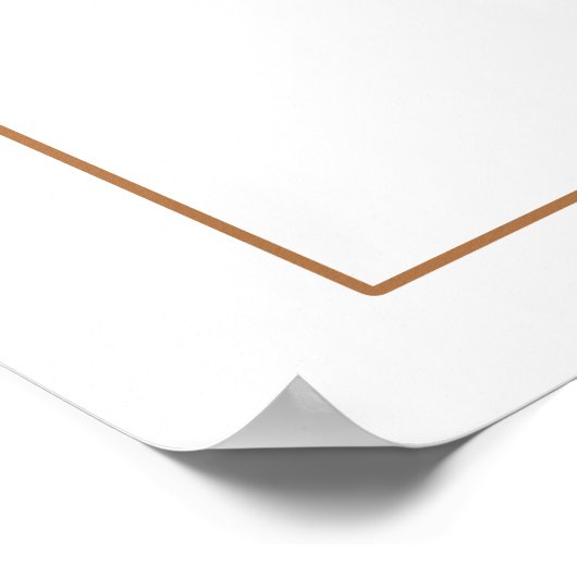 BOHEME Boho Terracotta Arch Vrijgezellenfeest Welk Poster (Hoek)