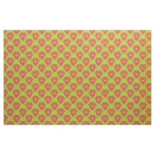 Boheme Lips op Groen Stof (Fat Quarter)