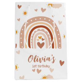 Boheme regenboog - 1 jaar Meisje Medium Cadeauzakje