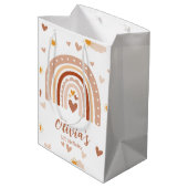 Boheme regenboog - 1 jaar Meisje Medium Cadeauzakje (Achterkant Gekanteld)