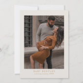 BOHEME Terracotta Floral Pumpkin Baby shower Kaart (Achterkant)