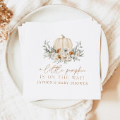 BOHEME Terracotta Floral Pumpkin Baby shower Servet