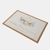 BOHEME Terracotta Welkom bij onze Patch Pumpkin Deurmat (Schuin)