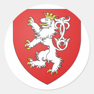 Boheme, Tsjechisch Ronde Sticker