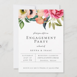 Bohemen Blooms Engagement Party Aankondiging