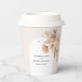 bohemen - bruiloft met pampas papieren bekers (Achterkant)