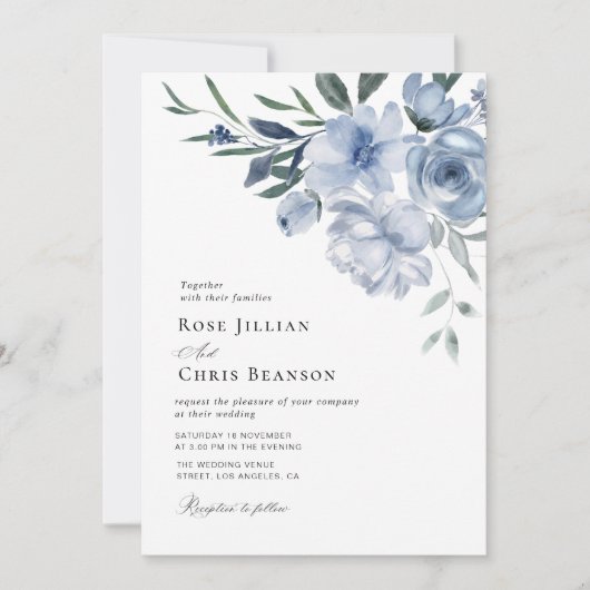 bohemen - brutale bruinkoolbruidebruine bruiloft kaart (Voorkant)