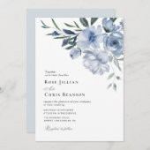 bohemen - brutale bruinkoolbruidebruine bruiloft kaart (Voorkant / Achterkant)