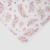 Bohemen Canvas tas Bloem Bodem Vloer Bouquets Tissuepapier (Detail)