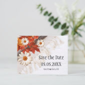 Bohemen Chic Herfst Save the Date Briefkaart (Staand voorkant)