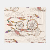 Bohemen-droomvanger met kralen en veren, zie fleece deken (Voorkant (Horizontaal))