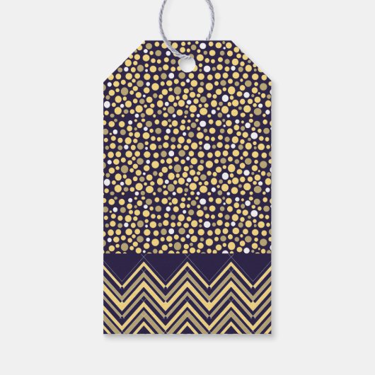 Bohemen Elephant en Chevron Baby shower Cadeaulabel (Achterkant)