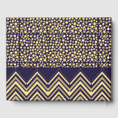 Bohemen Elephant en Chevron Baby shower Gastenboek (Achterkant)