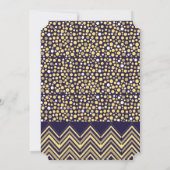 Bohemen Elephant en Chevron Baby shower Kaart (Achterkant)