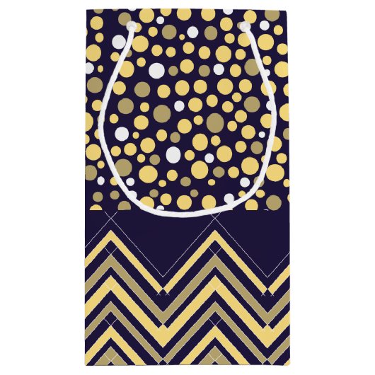 Bohemen Elephant en Chevron Baby shower Klein Cadeauzakje (Achterkant)