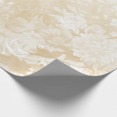 Bohemen  en Shabby Chic Flowers Cadeaupapier (Hoek)