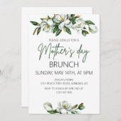  Bohemen Floral Moederdag Brunch Kaart (Voorkant / Achterkant)