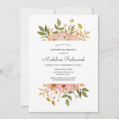 Bohemen Floral Moederdag Brunch Kaart (Voorkant)