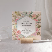 bohemen floral square open house kaart