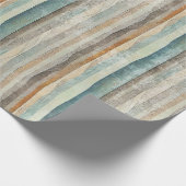  Bohemen getextureerde Stripe gepatenteerd Cadeaupapier (Hoek)