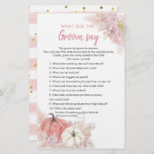 Bohemen Herfst in de liefde pompoen wat Groom say  (Voorkant / Achterkant)