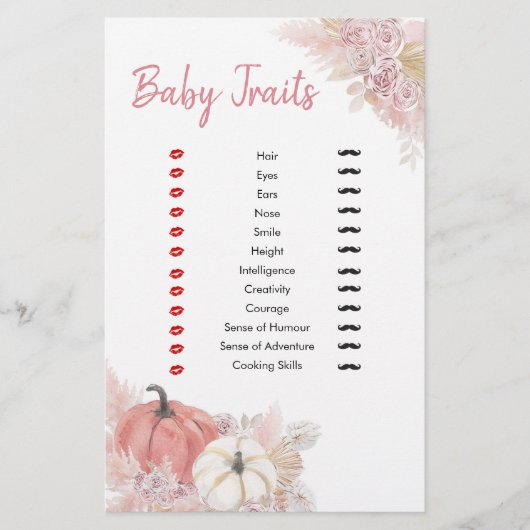 Bohemen Herfst in Love Pumpkin Baby Traits (Voorkant)