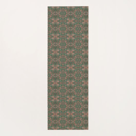 Bohemen Herfst Leaf Greenery Seamless Pattern Yogamat (Achterkant)