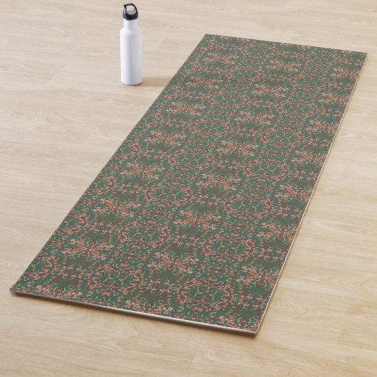 Bohemen Herfst Leaf Greenery Seamless Pattern Yogamat (In situ)