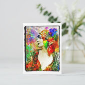 Bohemen-kleur Briefkaart (Staand voorkant)