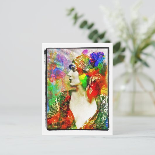 Bohemen-kleur Briefkaart (Staand voorkant)