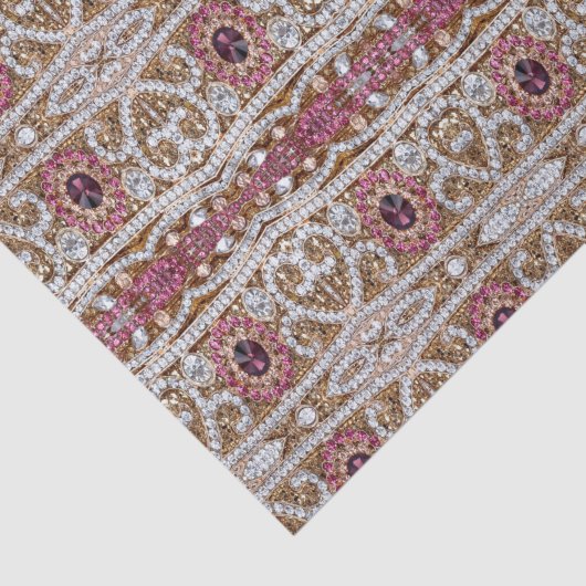 bohemen kunstdeco mode rode bogundy tissuepapier (Detail)