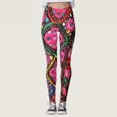 Bohemen-Leggings Leggings (Voorkant)
