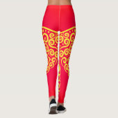 Bohemen Leggings met vlinderstijl (Achterkant)